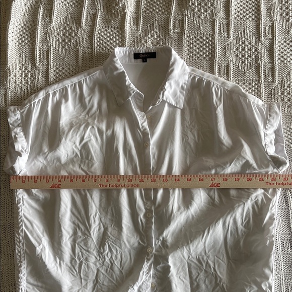 Quince Vintage Wash Tencel Camp Shirt White Sz S - Picture 6 of 12